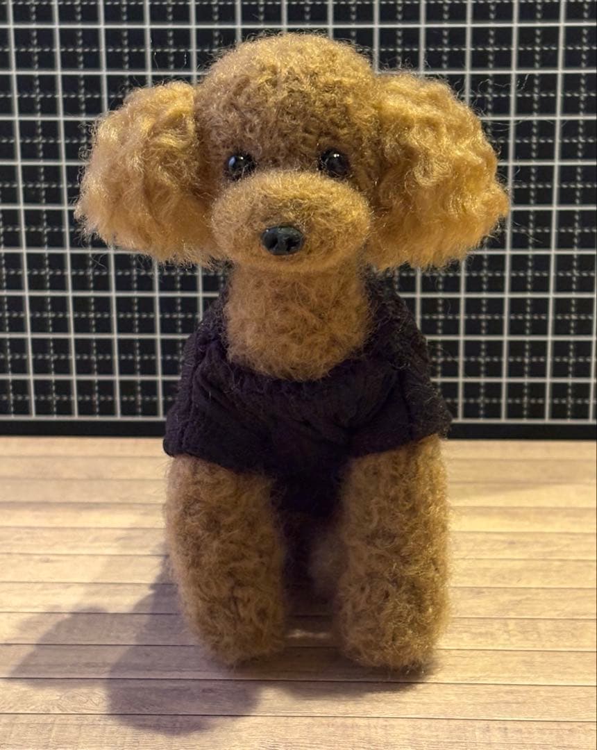 羊毛フェルト トイプードル（レッド）