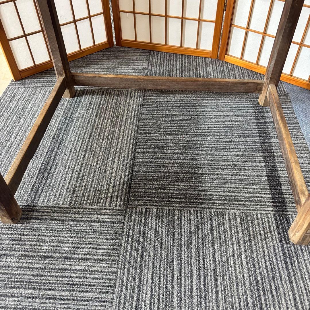 木製作業机 引き出し2つ付き アンティーク テーブル デスク 昭和レトロ