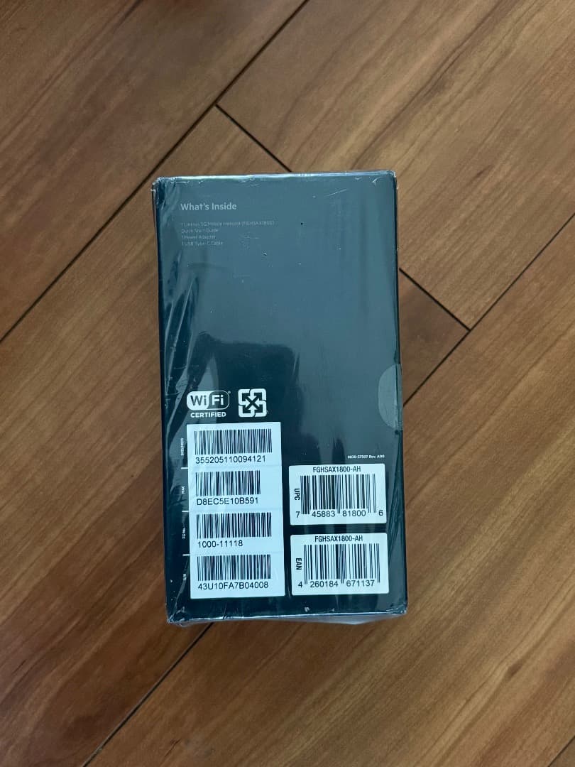 s*須様 Linksys モバイルルーター 未開封 （FGHSAX1800 5G