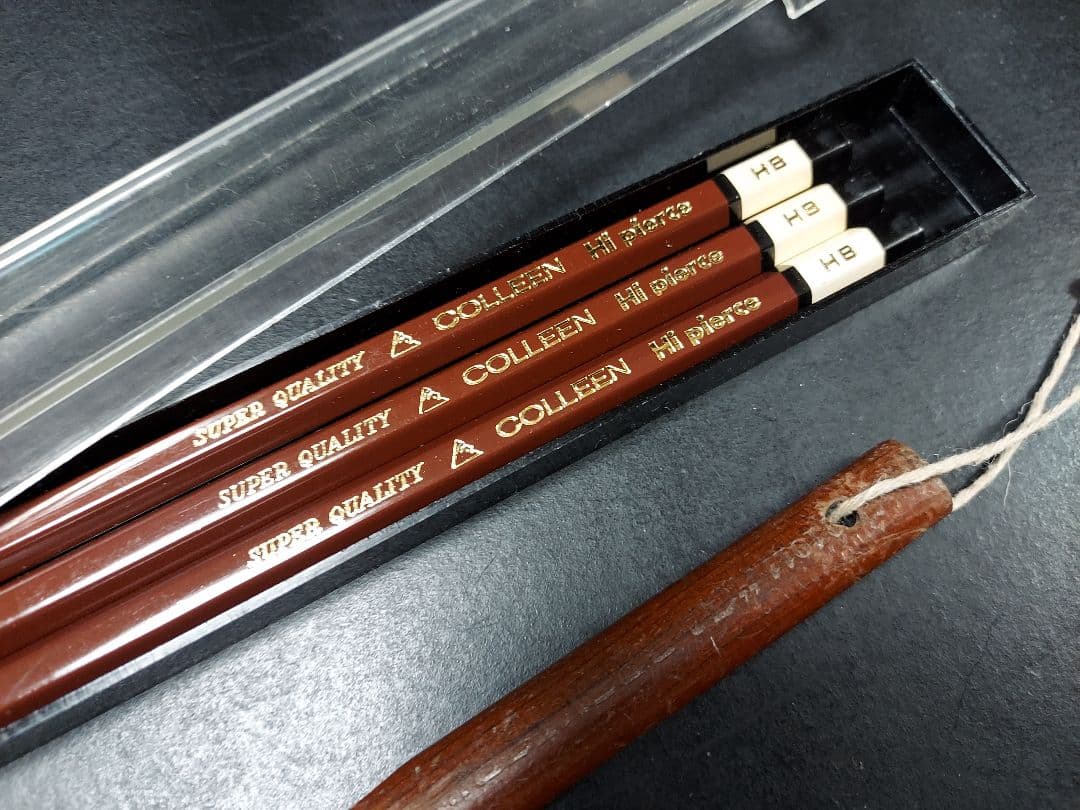 レトロ鉛筆、コーリン鉛筆、昭和レトロ、COLLEEN Hi pierce　3本入