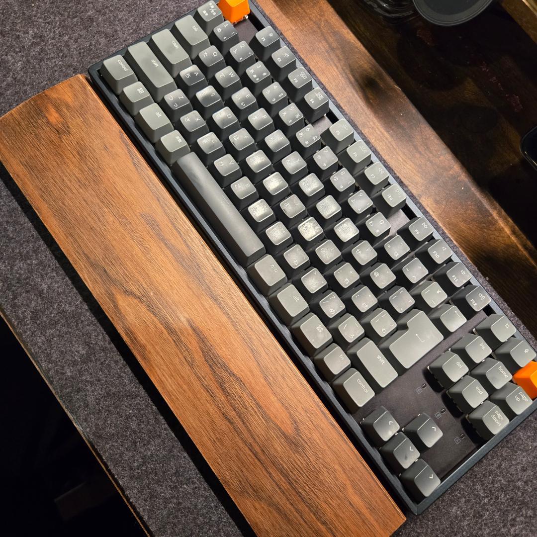 M*l様 Keychron K8 RGB 日本語配列 赤軸｜パームレスト付