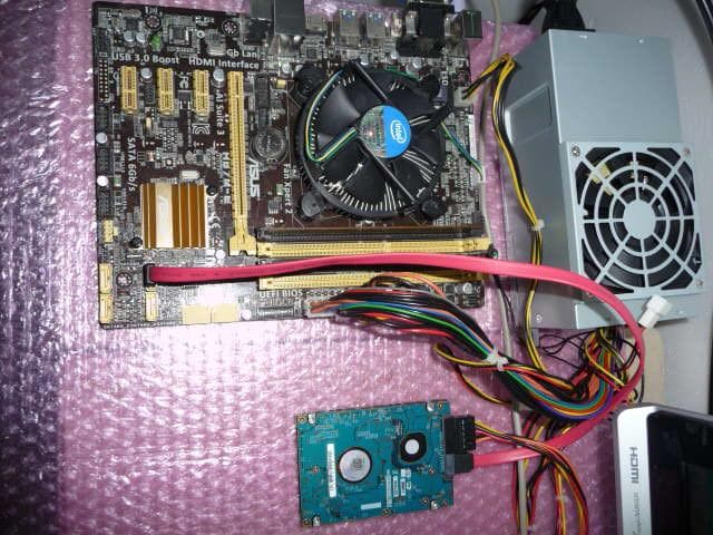 ASUS H87M-E CPU G1820@2.7GHz マザーボード