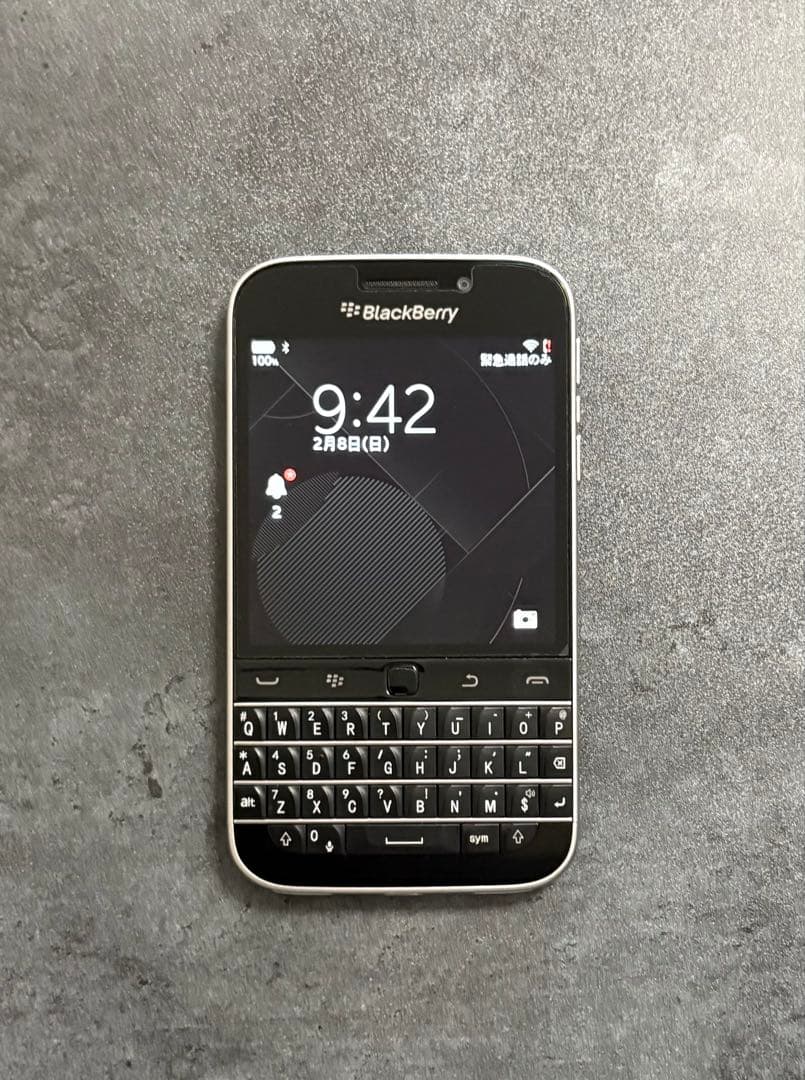 ブラックベリー クラシック BlackBerry Classic Q20 黒