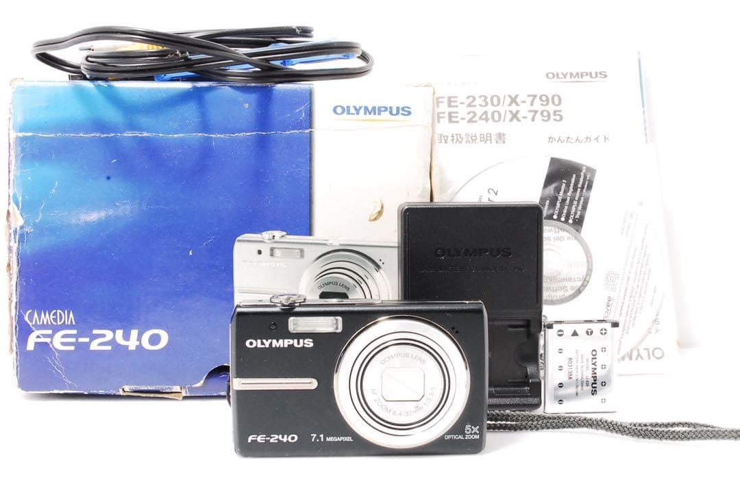 ✨動作確認済✨ OLYMPUS CAMEDIA FE-240 レトロ コンデジ