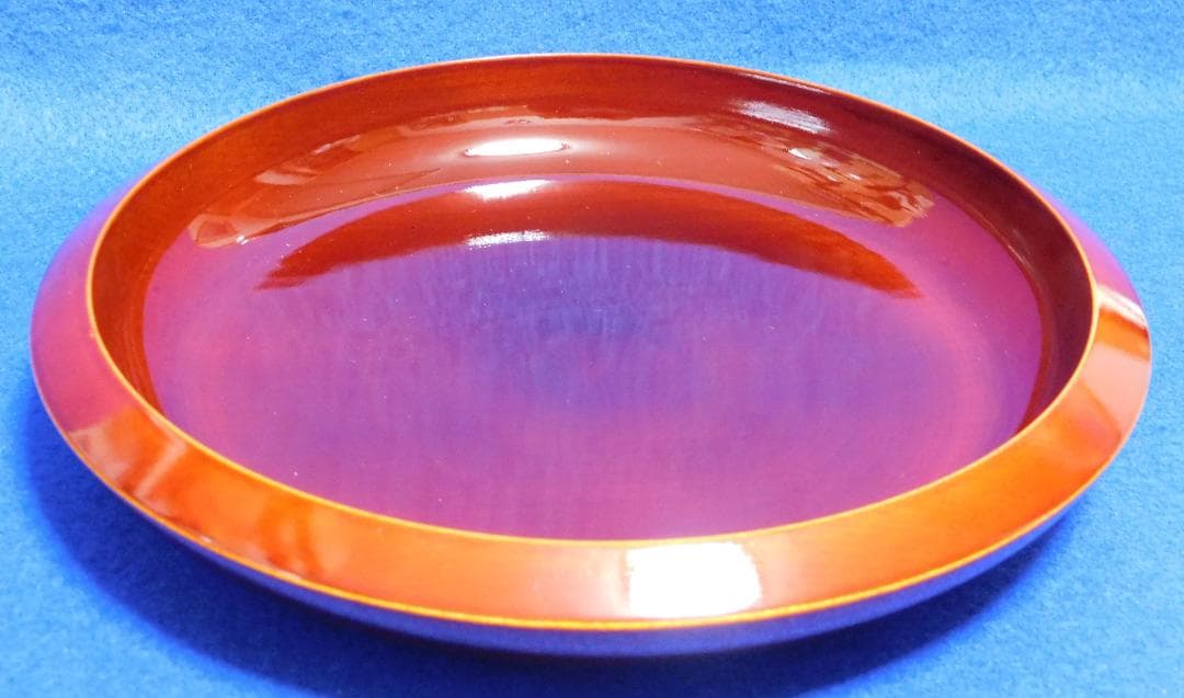 飛騨高山　春慶塗　丸盆と鉄鉢の化粧箱入りセット　☆新品未使用品☆