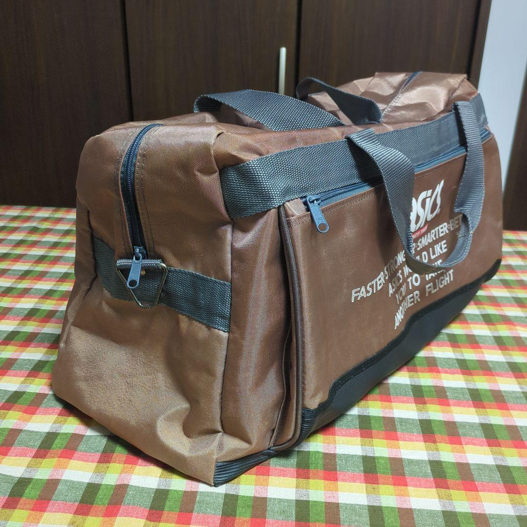 SALE　レア　レトロ　アシックス　ナイロン　ボストンバッグ