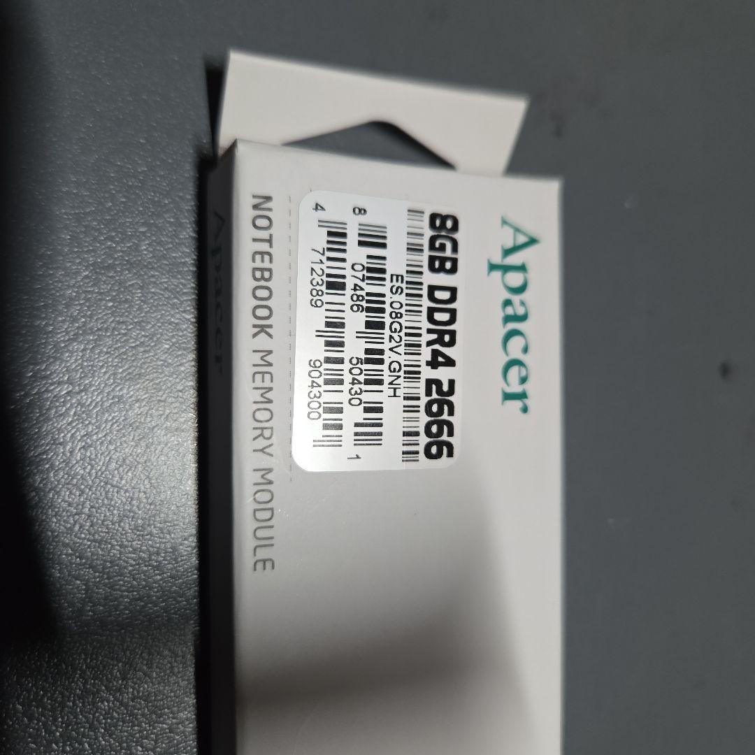Apacer 8GB DDR4 2666MHz メモリモジュール