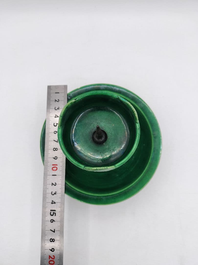 d137 小燈 青楽 紙箱 茶道具 古物