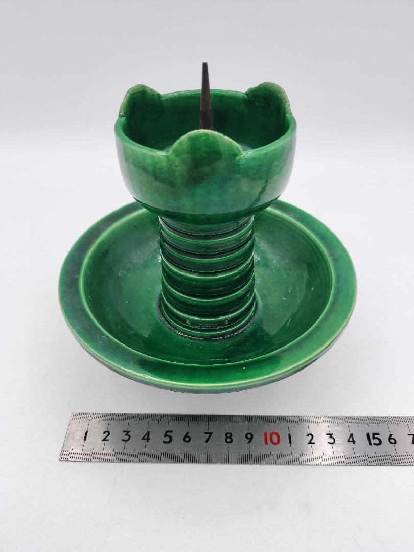 d137 小燈 青楽 紙箱 茶道具 古物
