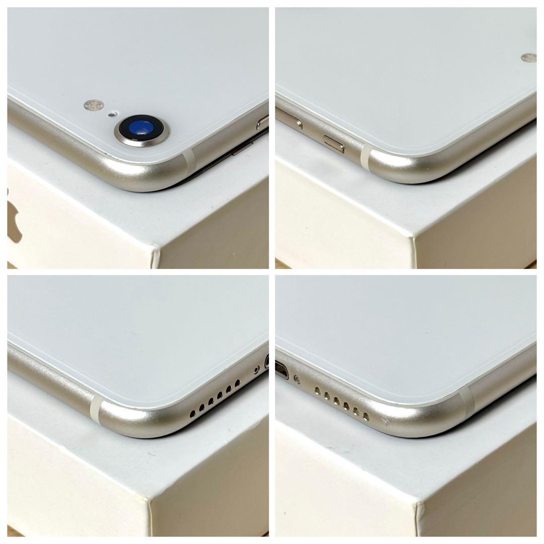【電池新品100%】iPhone SE3 128GB |ホワイト|SIMフリー
