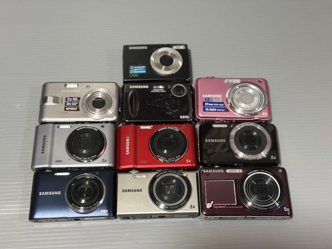 SAMSUNG10台 デジカメラまと め【動作未確認ジャンク扱】①