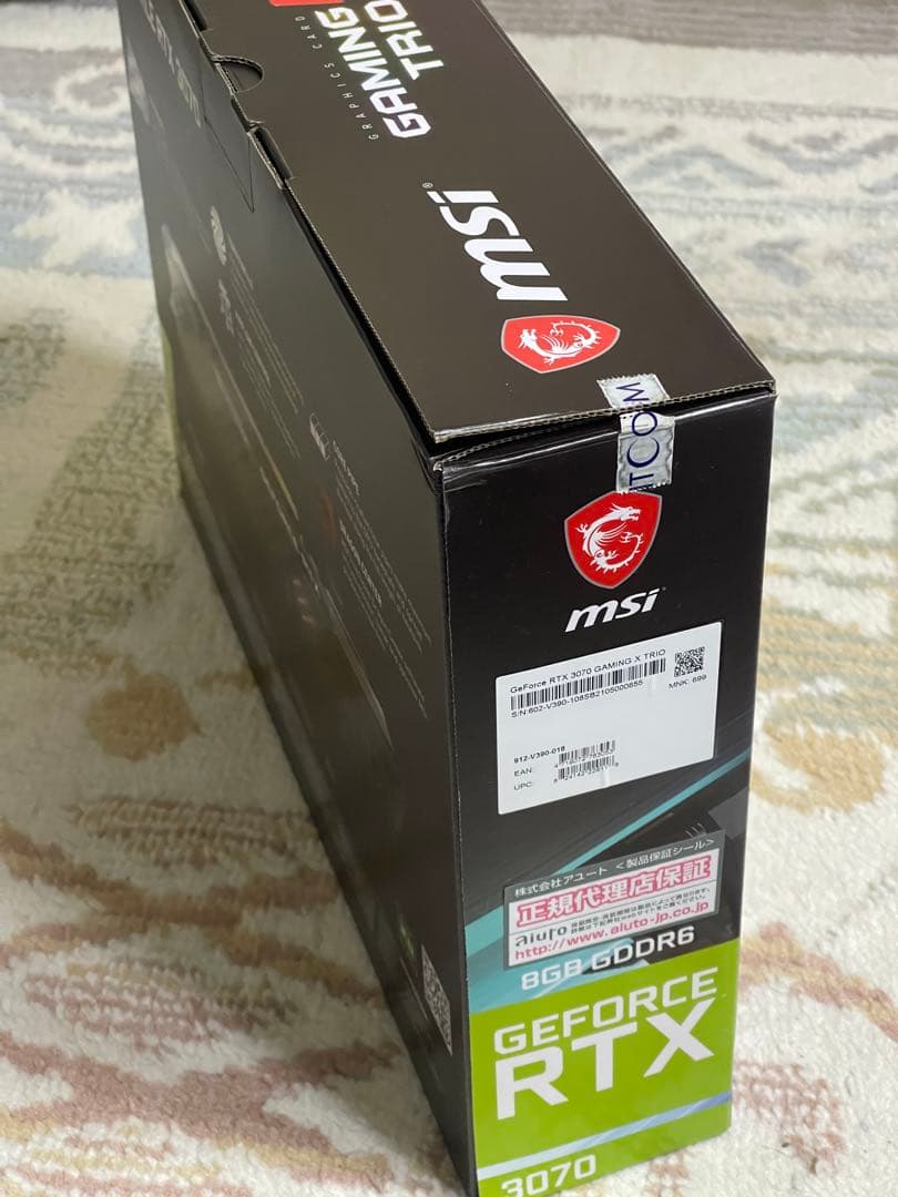 グラフィックボード・グラボ・ビデオカード MSI GeForce RTX 3070 Gaming X Trio