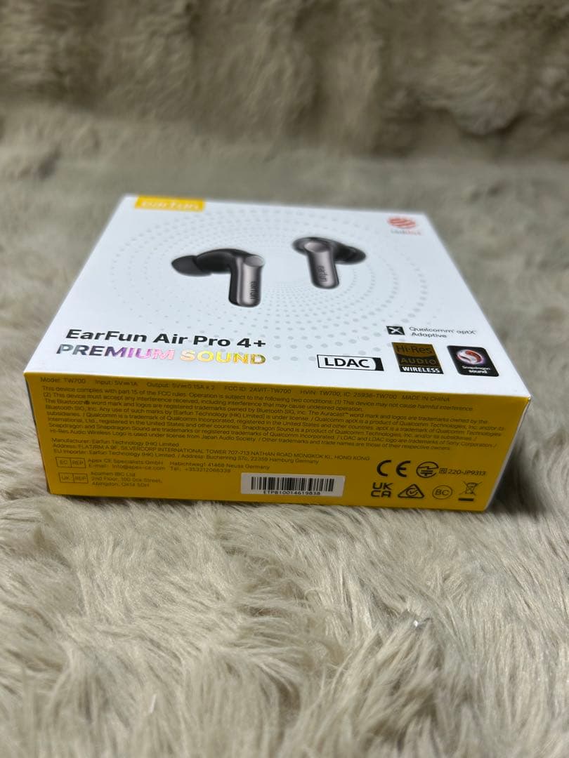 EarFun Air Pro 4+ワイヤレスイヤホン Bluetooth 6.0