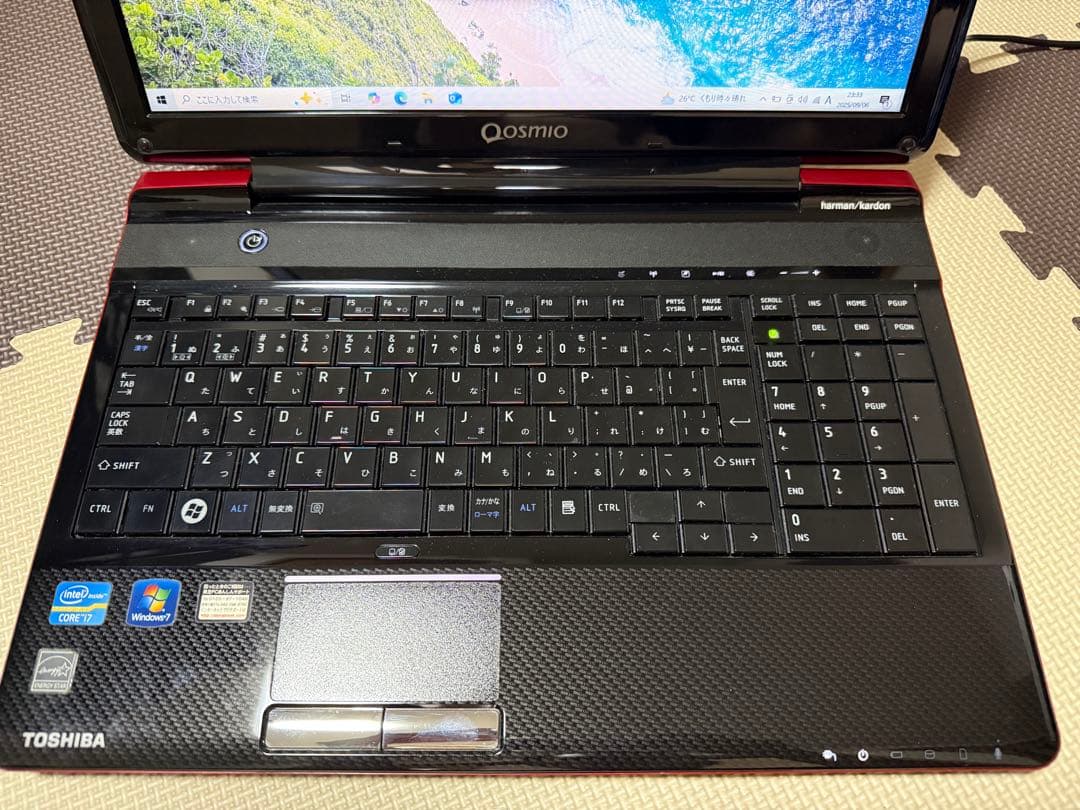 Windowsノート本体 dynabook Qosmio i7-2630QM/4GB/128GB SSD