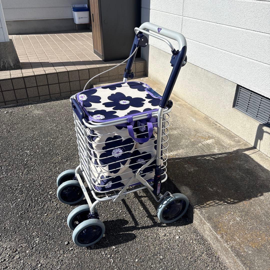 ショッピングカーアルミワイヤーカート