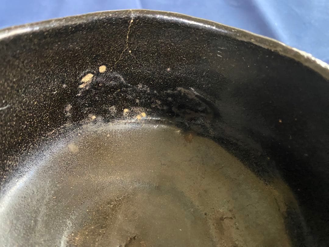 楽焼　黒茶碗