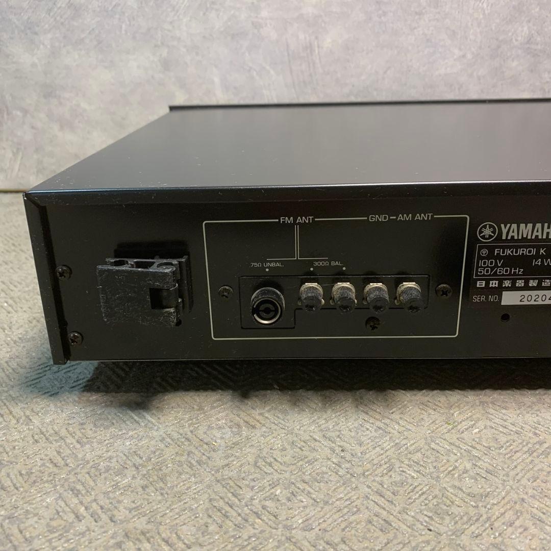 K080 YAMAHA ナチュラルサウンド AMFMステレオチューナー T-7