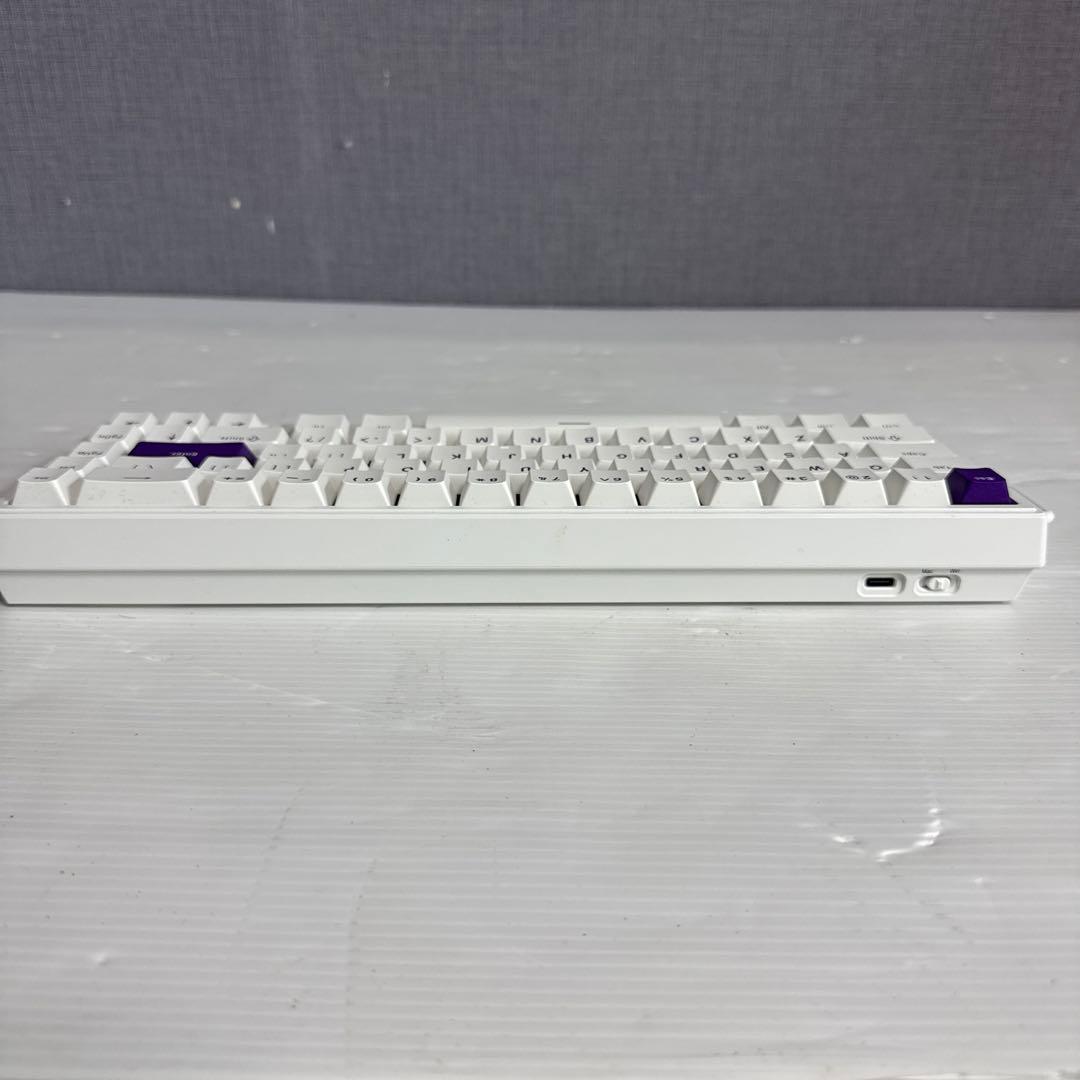 EPOMAKER HE68 Color: White Purple キーボード