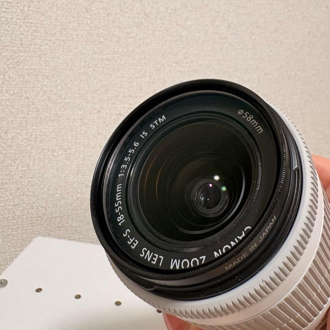【希少なホワイト】Canon EOS Kiss X7 ダブルレンズセット