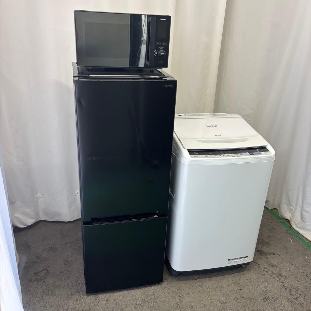 ★287　冷蔵庫　洗濯機　電子レンジ　家電セット　安い　一人暮らし　設置無料