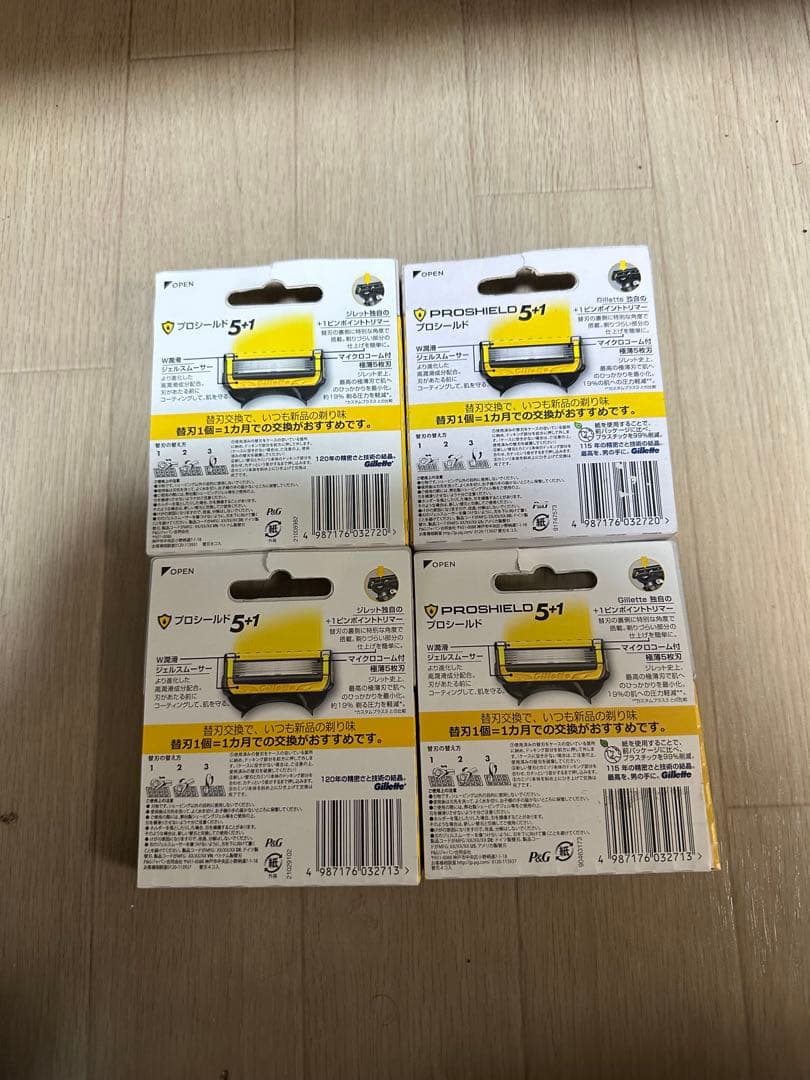 Gillette ProShield 5+1 替え刃 8枚+4枚