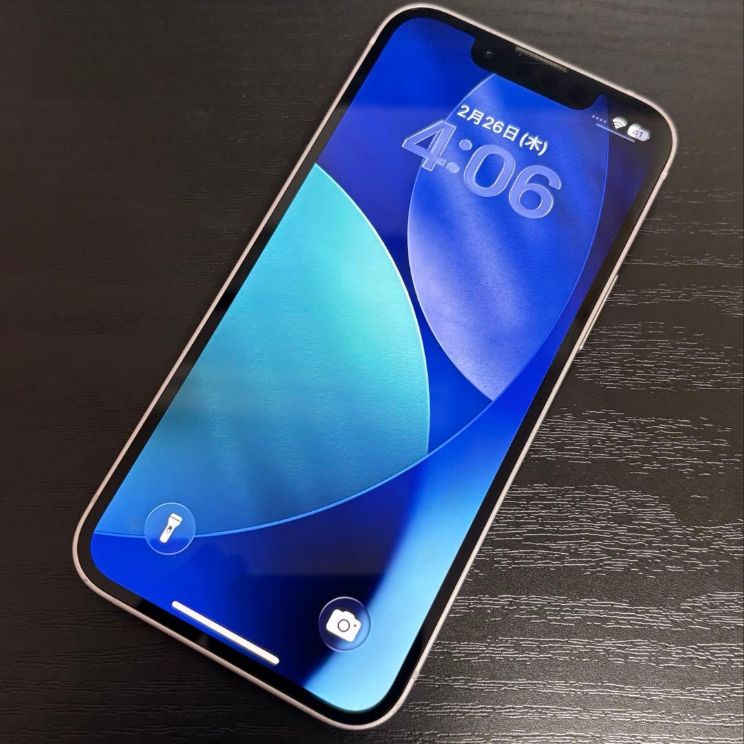 iPhone13 mini 256GB ピンク 純正バッテリー100%