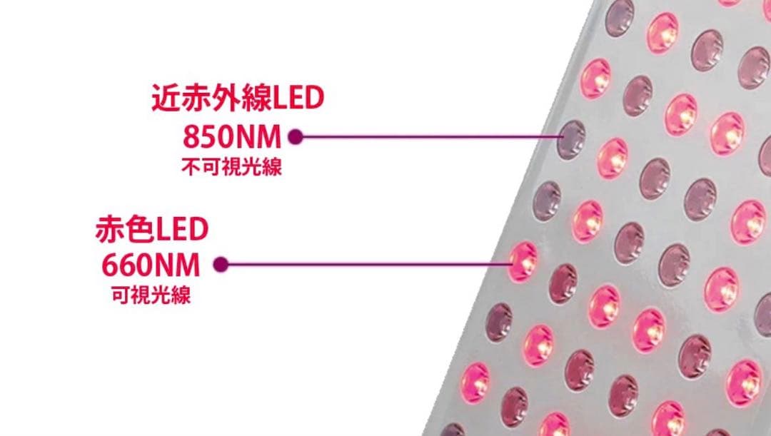 業務用LED美顔器　毛穴改善、自己治癒力増強、痛みの改善など