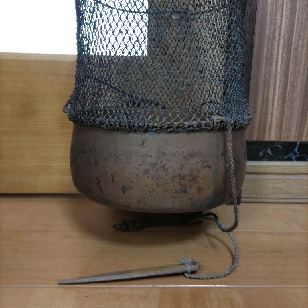レトロ　魚取り魚籠
