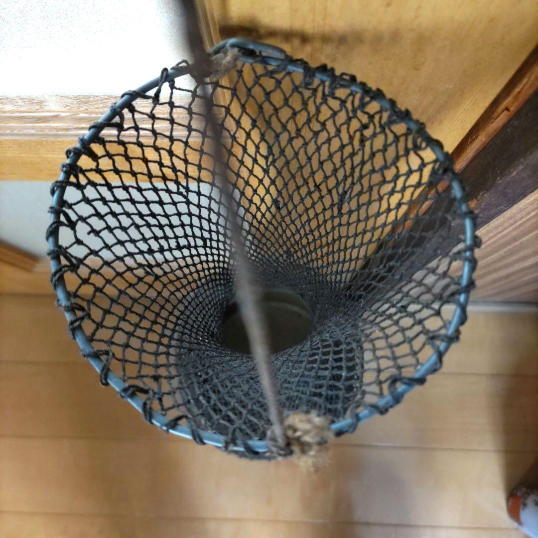 レトロ　魚取り魚籠