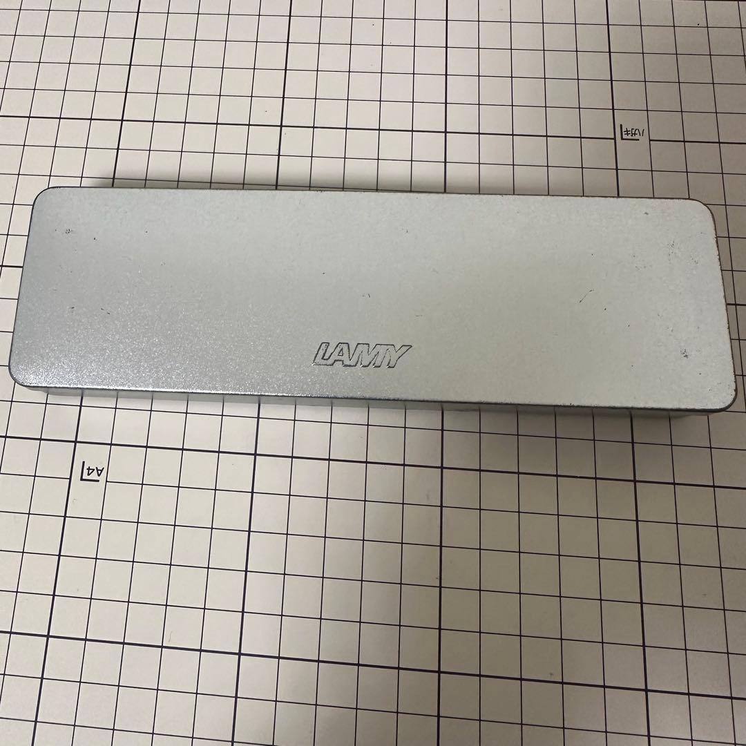 【新品未使用1998年製】LAMY2000 万年筆 フランス本購入希少アルミ缶付