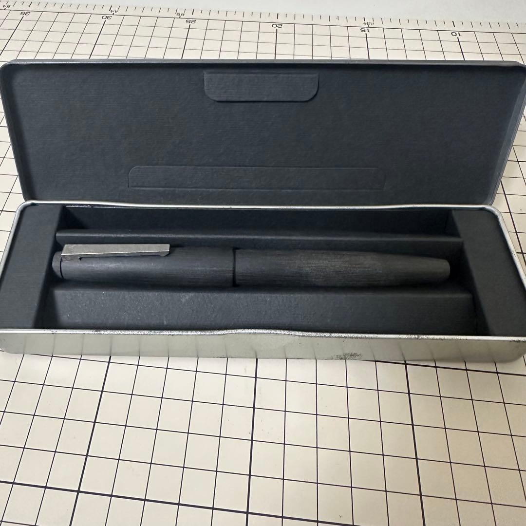 【新品未使用1998年製】LAMY2000 万年筆 フランス本購入希少アルミ缶付
