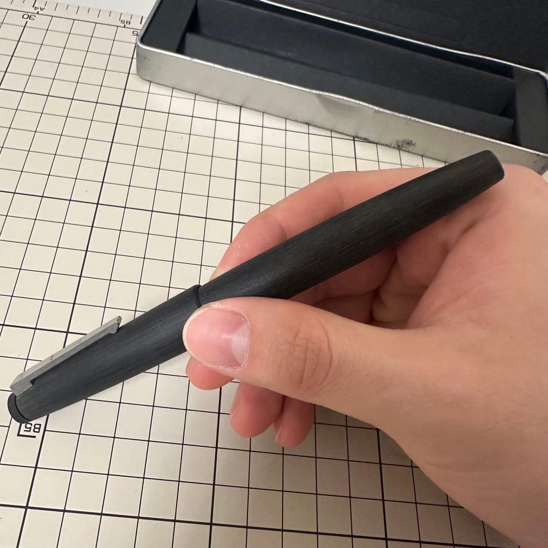 【新品未使用1998年製】LAMY2000 万年筆 フランス本購入希少アルミ缶付