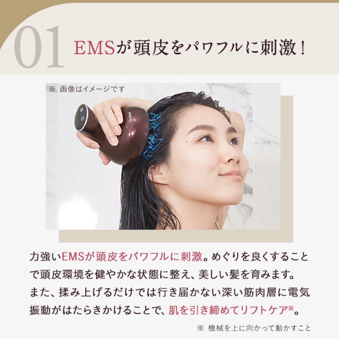 ルメントEMSヘッドスパ 頭皮ケア シャンプーブラシ 頭皮ブラシ