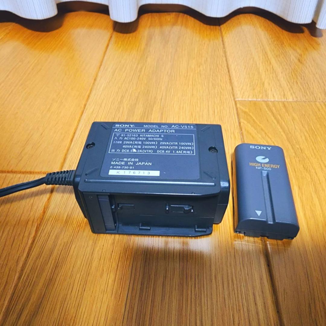 【動作確認済】高画質 SONY Hi8 8ミリ ビデオカメラ クレードルセット