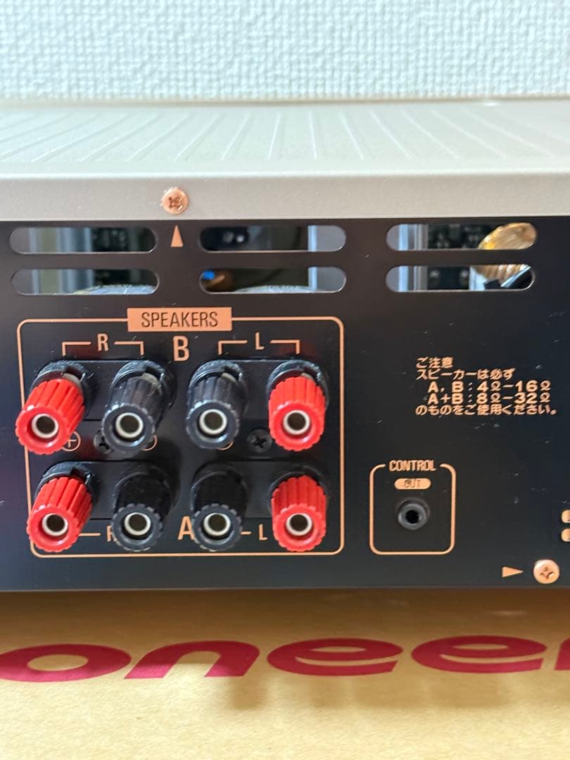 Pioneer A-D5X 、新品に近い、アンプ、箱付き