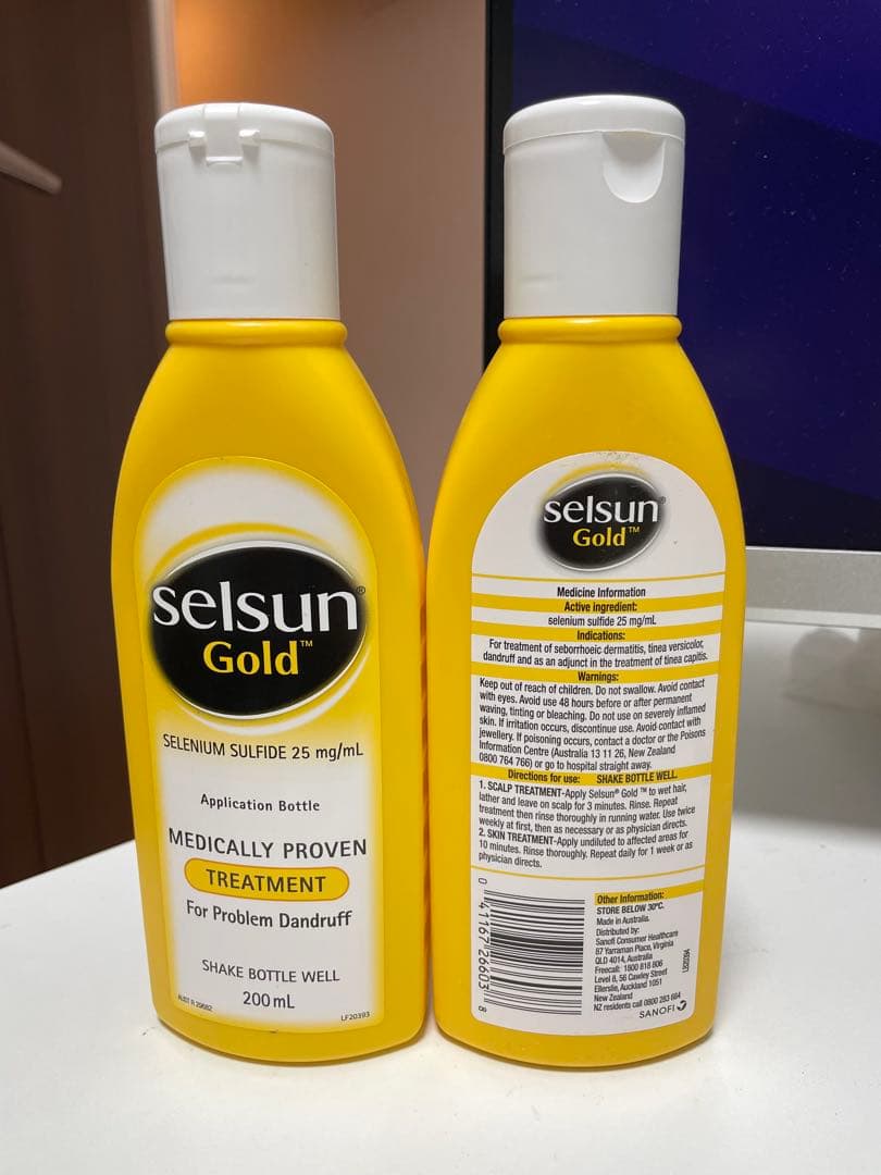 【新品】selsun gold シャンプー ✖️ 2