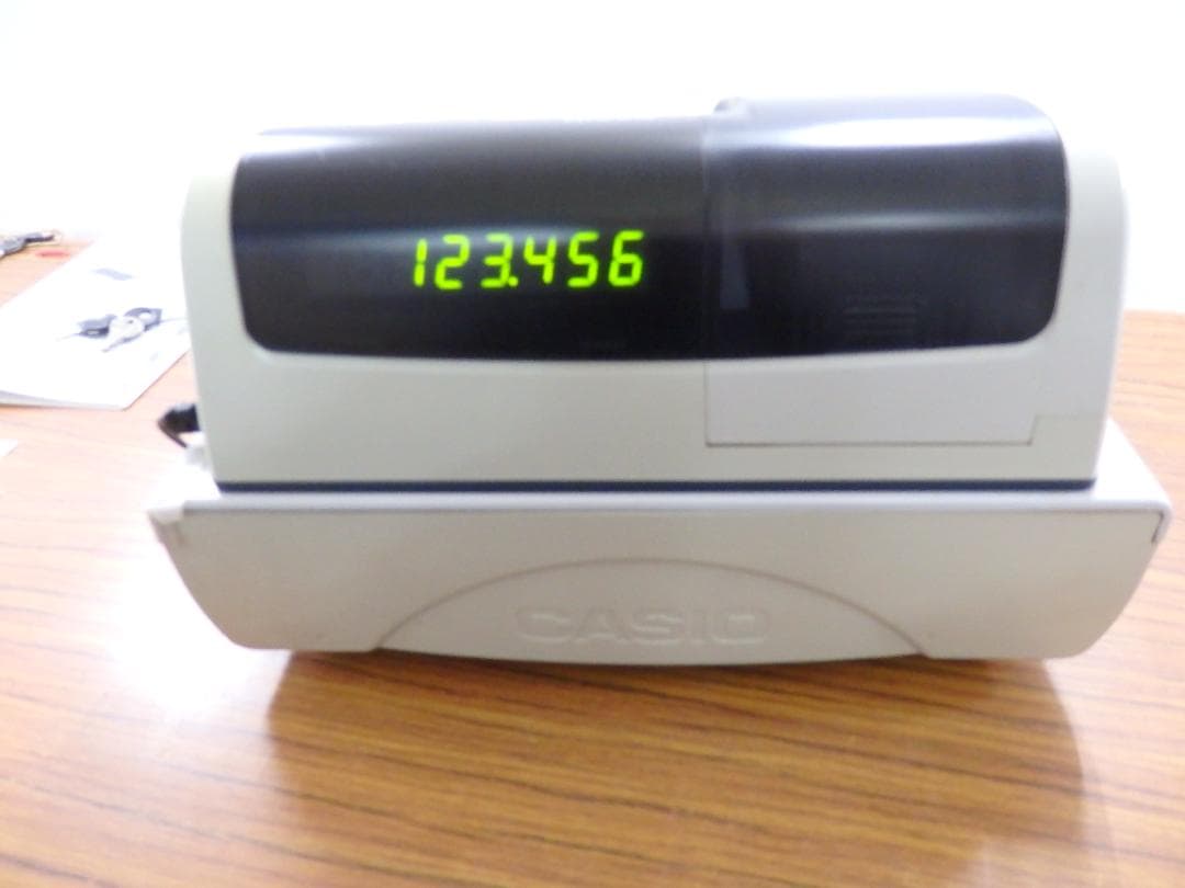 2230　CASIO TE-M80 レジスター 4部門　58㍉感熱紙