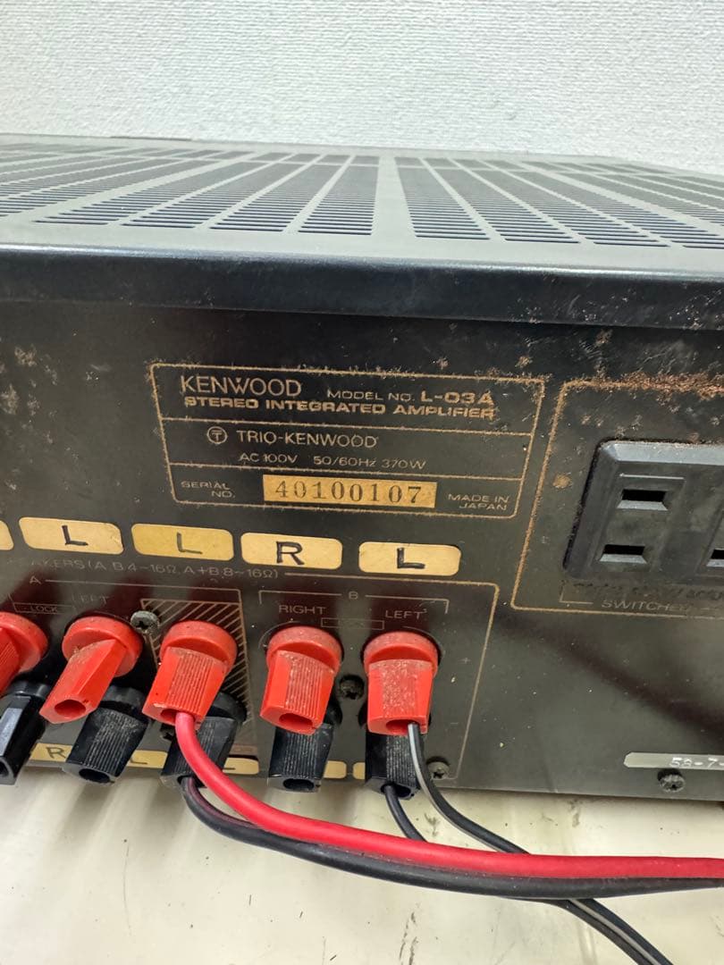 KENWOOD L-03A プリメインアンプ ケンウッド