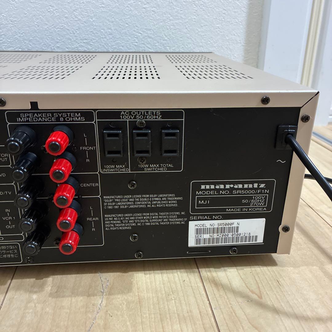 完動品　マランツ SR5000 AVサラウンドレシーバー