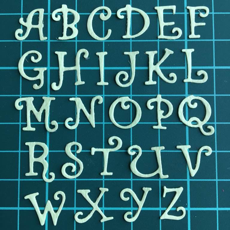 ★オーダー用★ダイカット アルファベット 大文字