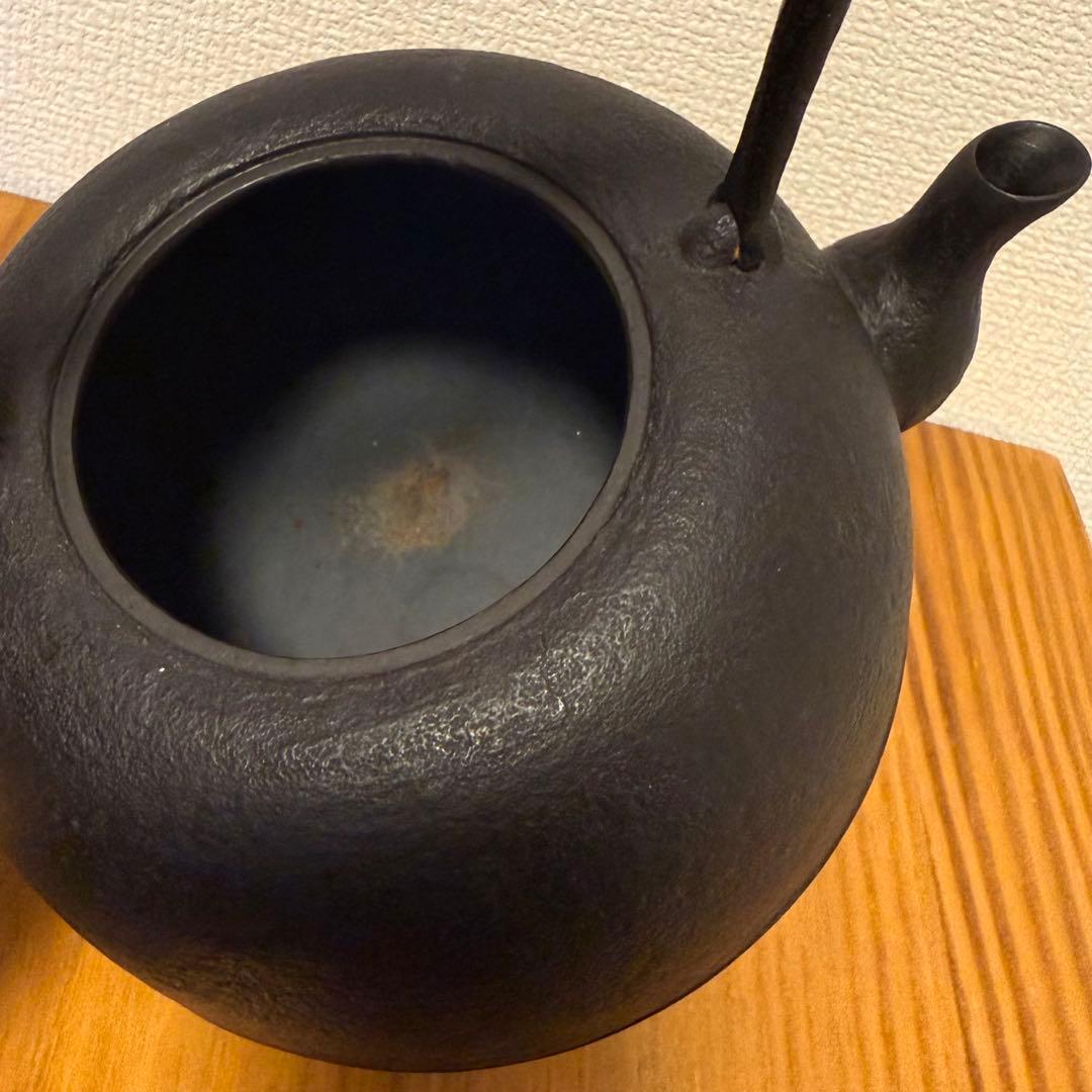 【期間限定お値下げ中】 南部鉄瓶 釜定 柚子 肌 ✴︎ 2度使用のみ ほぼ新品