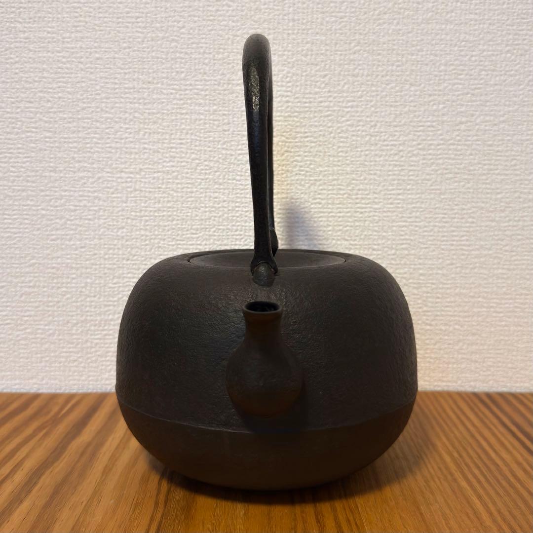 【期間限定お値下げ中】 南部鉄瓶 釜定 柚子 肌 ✴︎ 2度使用のみ ほぼ新品