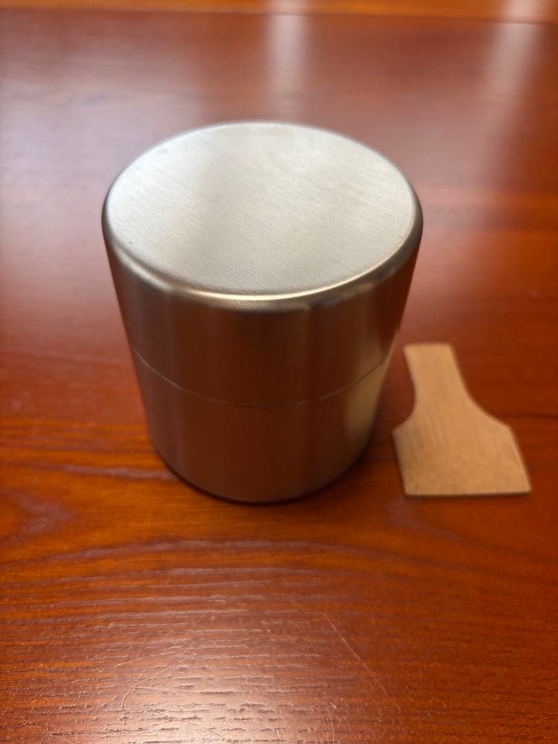 御抹茶篩　茶上合付　ステンレス　秀峰堂　茶道具