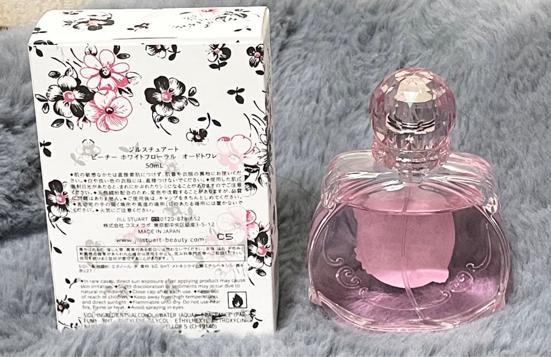 新品JILL STUARTピーチーホワイトフローラル オードトワレ50ml