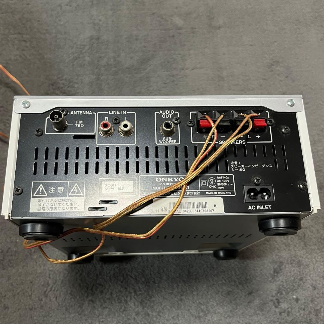 美品 中古 ONKYO コンポ X-U1(W) [ホワイト] 動作確認済み