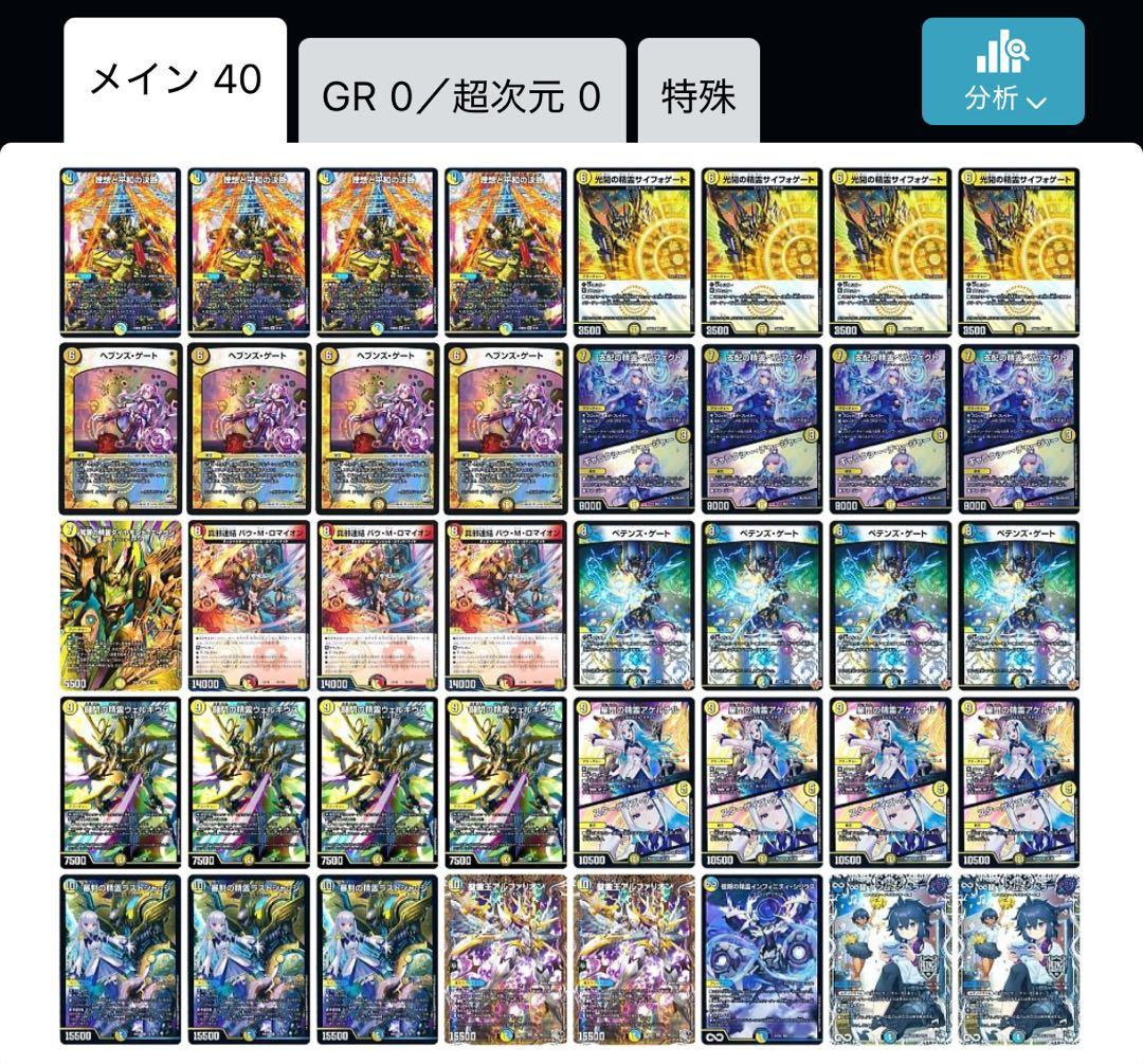 デュエマ　天門　デッキ