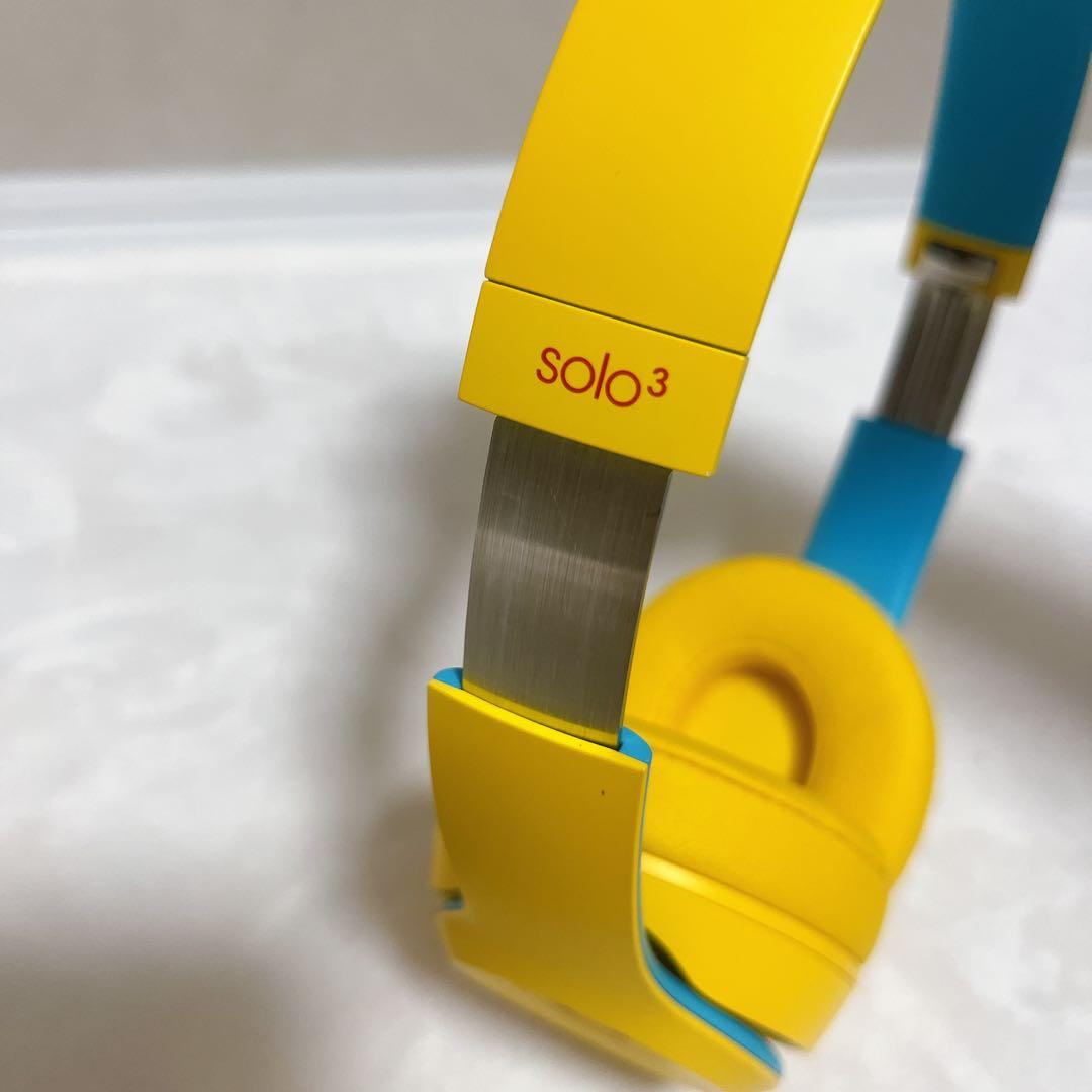 廃盤モデル　beatssolo3 ワイヤレス　ヘッドホン　イエロー