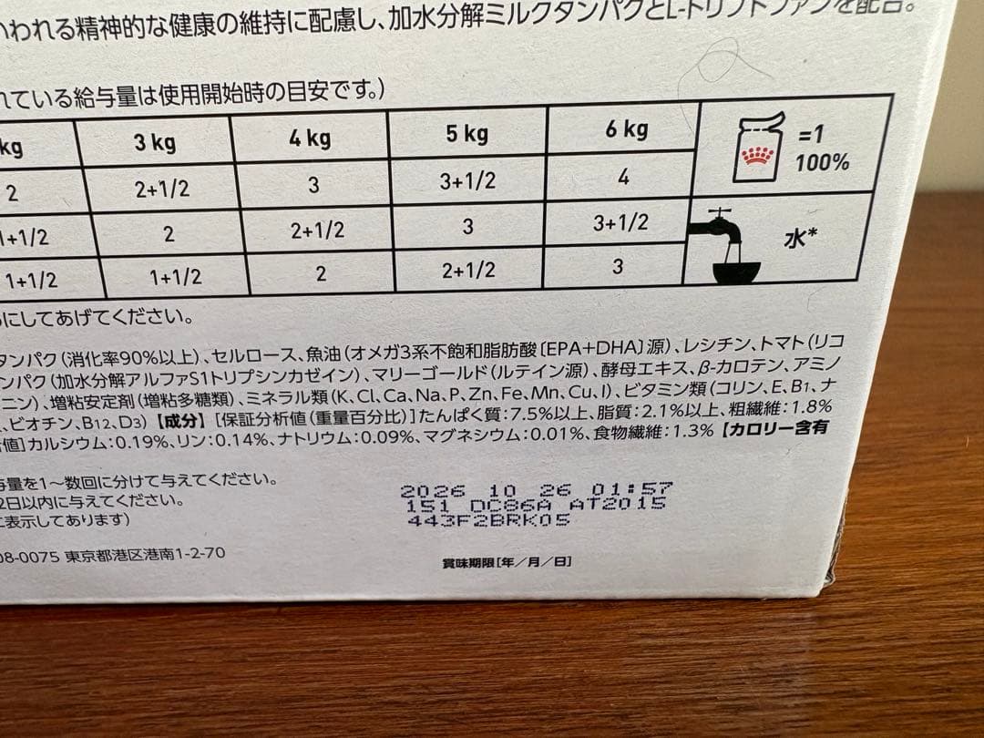 ロイヤルカナンユリナリー　S/Oエイジング7＋CLT ウェット　パウチ　猫