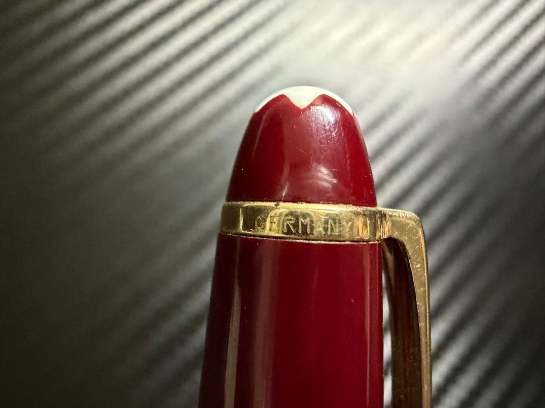 美品 Mont Blanc 163 クラシック ローラーボール ボルドー