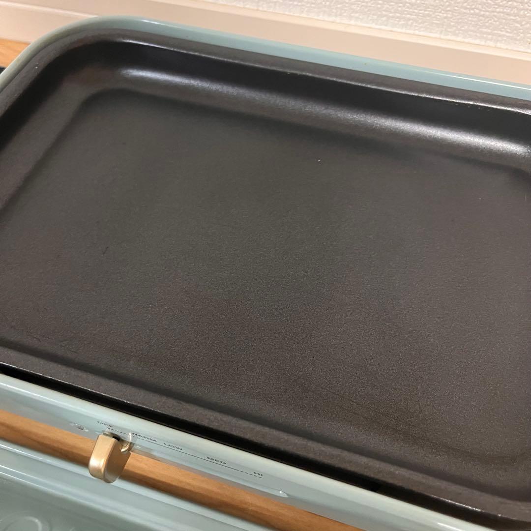 BRUNO コンパクトホットプレート ブルーグレー プレート3枚
